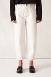 Tapered Barrel Jean, FRESH ECRU - alternate image 4