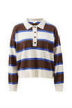 Jessa Rugby Knit, CHOCOLATE STRIPE - alternate image 2