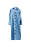 Rae Long Sleeve Midi Dress, NEW VINTAGE BLUE - alternate image 2