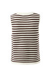 Maddy Mesh Knit Tank, BRUNETTE STRIPE - example image 3