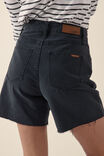 Classic Denim Short In Cotton Lyocell, WASHED BLACK - alternate image 3