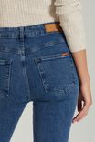 Slim Leg Jean In Organic Cotton, INDIGO BLUE