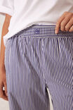 The Lounge Pant, COLLEGE BLUE WHITE NARROW STRIPE - alternate image 4