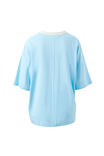 Luna Relaxed Tee, FRESH BLUE/CERES HERITAGE RED - example image 3
