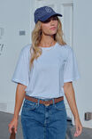 Stevie Slouchy Tee, WHITE - alternate image 5