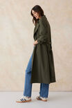Classic Trench Coat, MILITARY GREEN - alternate image 5