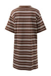 Cleo Mini Terry Dress, CHOCOLATE WHITE STRIPE - alternate image 3