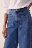Wide Leg Pocket Jean With Organic Cotton, INDIGO - alternate image 5