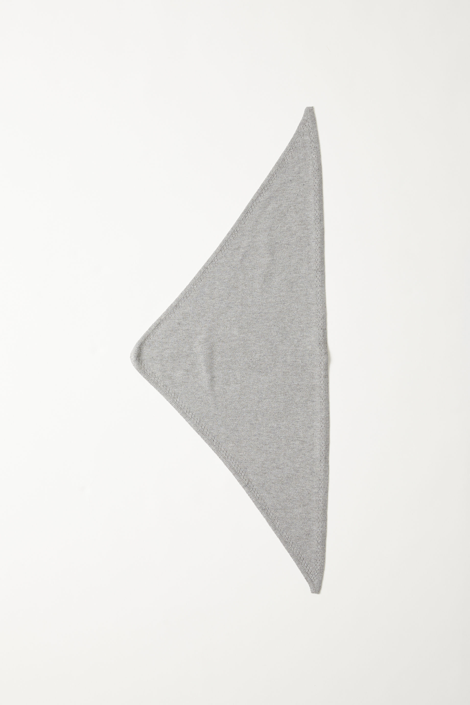 Soft Knit Triangle Scarf