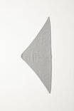 Soft Knit Triangle Scarf, GREY MARLE - alternate image 2