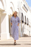 Classic Shirt Dress Jf, CLASSIC BLUE WHITE STRIPE - alternate image 4