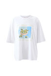 Liv Oversized Tee, WHITE/LA BELLE VITA - alternate image 2