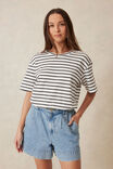 Pleat Front Short, VINTAGE BLUE DENIM - alternate image 6