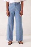 Frankie Loose Straight Jean, MID BLUE WASH - alternate image 4