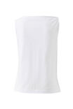 Tahlia Twist Strap Tank, WHITE - alternate image 3