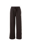 Gigi Wide Leg Terry Trackpant, PHANTOM SIDE STRIPE - example image 2