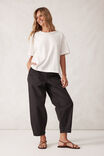 Stevie Slouchy Split Hem Tee, VANILLA - alternate image 6