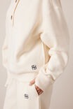 Marli Button Sweat, MARSHMELLOW - alternate image 7