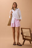 Mila Short, HIBISCUS PINK STRIPE - alternate image 6