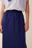 Satin Slip Skirt With Recycled Fibres, MIDNIGHT - alternate image 5