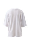 Liv Oversized Tee, WHITE/COASTAL LEAVES - alternate image 3