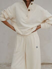 Marli Button Sweat, MARSHMELLOW - alternate image 1