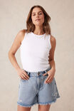 Vintage Denim Short, VINTAGE BLUE DISTRESS - alternate image 6