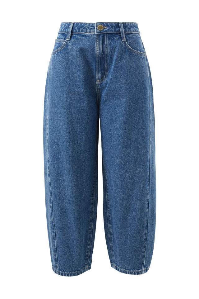 Tapered Barrel Jean, FRESH INDIGO