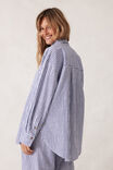 Peta Oversized Shirt, CLASSIC BLUE WHITE STRIPE - alternate image 3