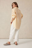 Oversized Shirt, BUTTER WHITE STRIPE ORGANIC COTTON - alternate image 5