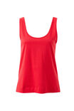 Bloom Slouchy Scoop Tank, HERITAGE RED - example image 2