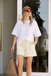 Phoebe Premium Tee, WHITE - alternate image 1