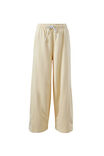 Halle Barrel Trackpant, BUTTER - example image 2