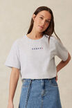 Slouchy Split Hem Tee, CLOUDE MARLE/CERES ANCHOR PRINT - alternate image 7