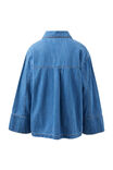 Tie Denim Jacket, FRESH INDIGO - alternate image 3