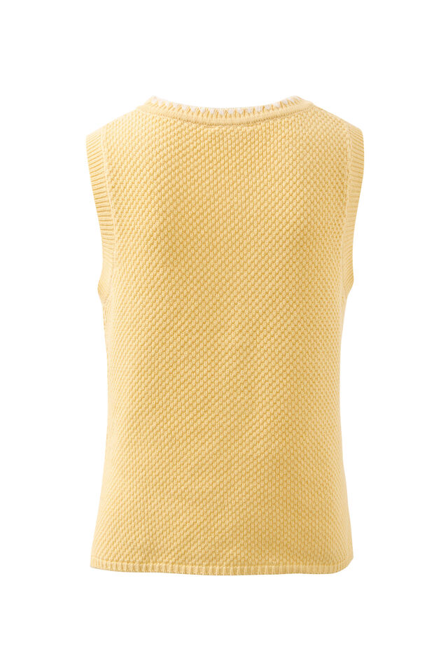 April Knit Tank, SUNNY YELLOW