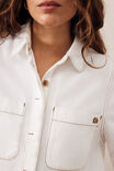 Noa Short Sleeve Shirt, FRESH ECRU - example image 6