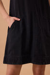 Emme Shift Dress, WASHED BLACK - alternate image 4