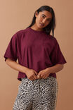 Phoebe Premium Tee, POMEGRANATE - alternate image 3