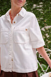 Noa Short Sleeve Shirt, FRESH ECRU - example image 4