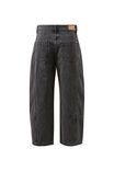 Demi Barrel Jean, FADED BLACK - example image 3