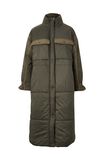 Recycled Long Puffer, MILITARY GREEN - alternate image 2