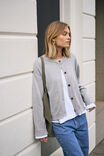 Pippa Long Sleeve Knit Cardi, GREY MARLE - alternate image 1