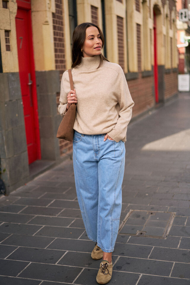 Demi Barrel Jean, VINTAGE BLUE