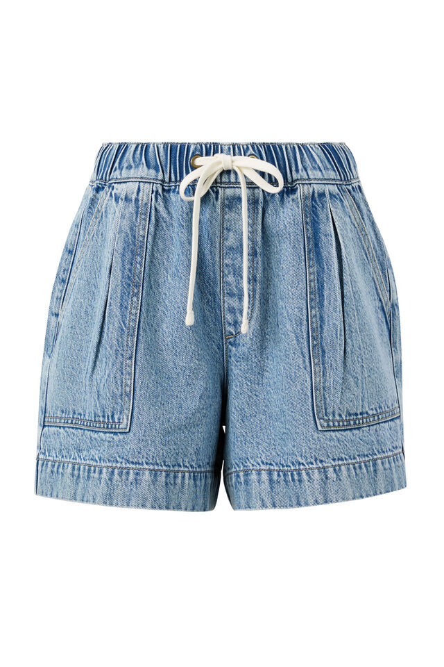 Darcy Relaxed Everyday Short, WASHED VINTAGE BLUE