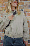 Annie Bomber Jacket, ASH GREEN - alternate image 6