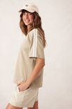 Sporty Tape Tee, MATCHA FRESH ECRU TAPE - alternate image 4