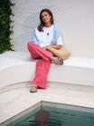 Tully Boyfriend Tee, HORIZON EMBROIDERY - alternate image 4