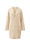 Parker Slouchy Knit Dress, ECRU - alternate image 2