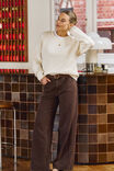 Willow Soft Wide Leg Jean, CHOCOLATE - example image 4